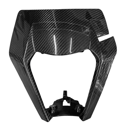 KTM EXC Headlight Mask 3K Dry Carbon